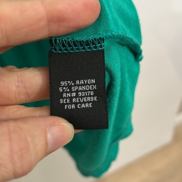 Premise Studio Split Back Tunic Green Size 2X - Picture 4 of 6